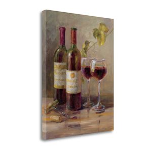 Tangletown Fine Art "Opening the Wine I" by Danhui Nai 28-in H x 23-in W Canvas Print