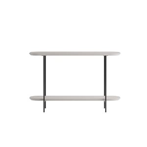 Manhattan Comfort Celine 35.43-in W Off-White Composite Modern Console Table