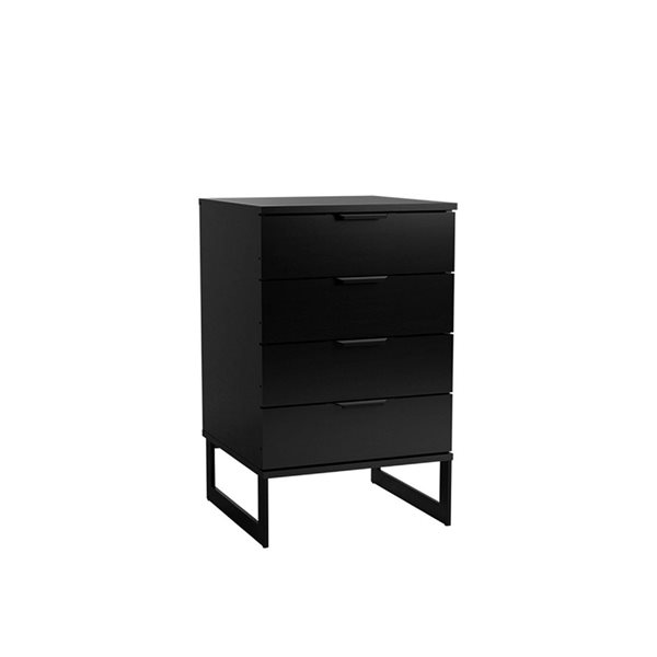 Manhattan Comfort Lexington Black Composite Office Cabinet