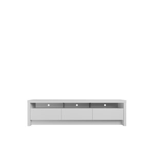 Manhattan Comfort Sylvan 70.86-in W White Matte Composite TV Cabinet