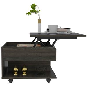 FM Furniture Portland Carbon Espresso Composite Coffee Table