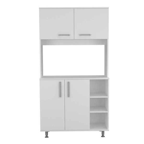 FM Furniture Colorado White Composite Pantry