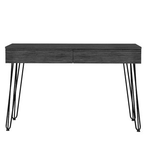 FM Furniture Oakland 47.3-in W Grey Oak Computer Desk