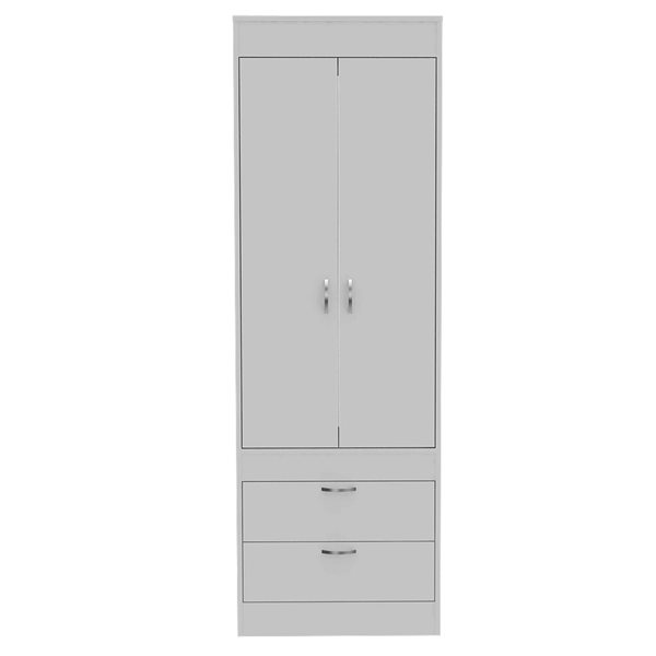 FM Furniture Alabama White Armoire