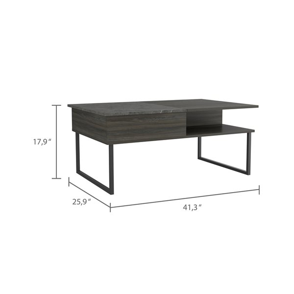 FM Furniture Dayton Carbon Composite Coffee Table