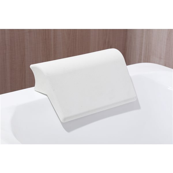Bouticcelli 32-in x 60-in White Acrylic Rectangular Left-Hand Drain Freestanding Whirlpool Bathtub