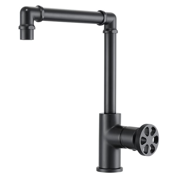 Ancona Urban Matte Black 1-Handle Single Hole Bathroom Sink Faucet