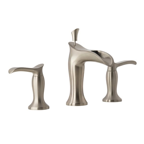 Ancona Eleganzia Brushed Nickel 2-Handle Widespread Bathroom Sink Faucet