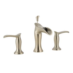 Ancona Eleganzia Brushed Nickel 2-Handle Widespread Bathroom Sink Faucet