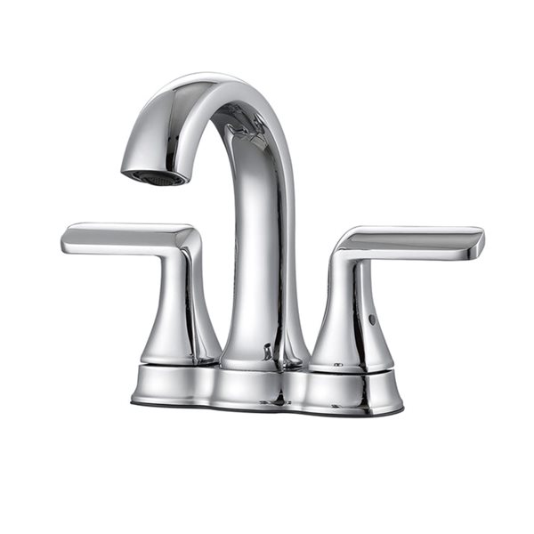 Ancona Arezzo Chrome 2-Handle 4-in Centerset Bathroom Sink Faucet