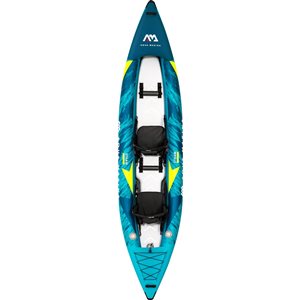 Kayak haut de gamme Steam-412 polyvalent à 2 places par Aqua Marina