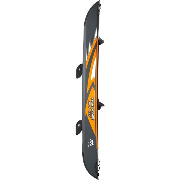 Kayak haut de gamme Tomahawk Air-K 375 noir à 1 place par Aqua Marina