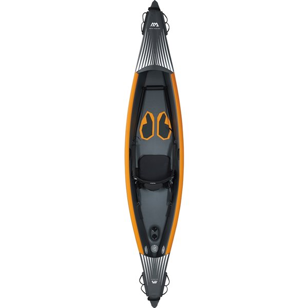 Kayak haut de gamme Tomahawk Air-K 375 noir à 1 place par Aqua Marina