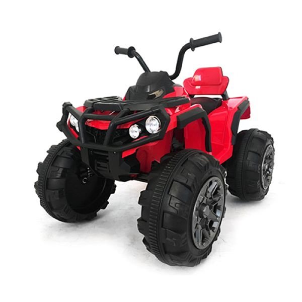 Kidsquad Heavy Duty 12V 2-speed Quad with 4 Wheel Suspension - Red ...