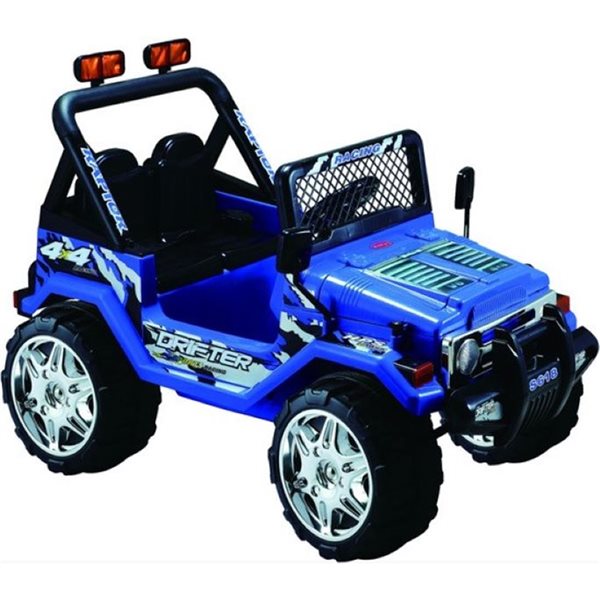 VOITURE Electrique Enfant JEEP BLEU LAQUÉ Mode Bébé PA0260M B