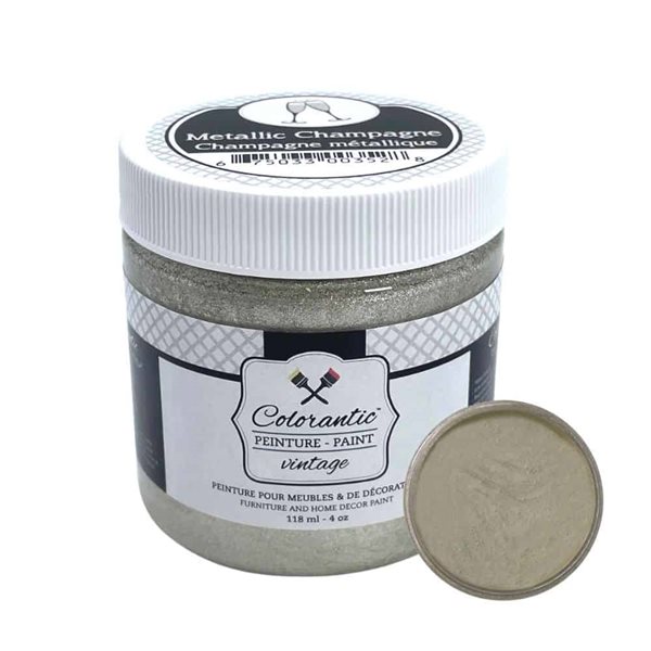 Colorantic Champagne Water-Based Metallic Paint - 118-ml