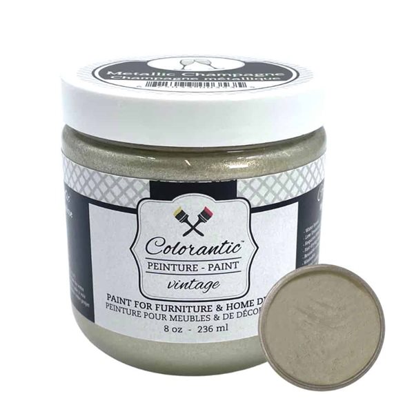 Colorantic Champagne Water-Based Metallic Paint - 236-ml