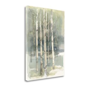 Impression sur toile "Birch Grove I" par Avery Tillmon de Tangletown Fine Art de 33 po h. x 25 po l.