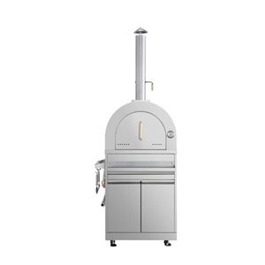 Thor Kitchen Wood-Fired Outdoor Pizza Oven and Cabinet