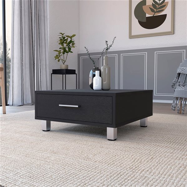 FM Furniture Kabul Black Composite Coffee Table