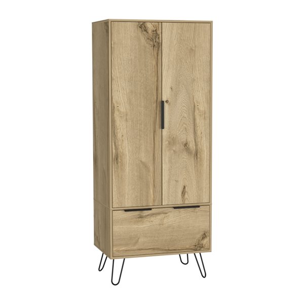 FM Furniture Camerun Light Oak Armoire