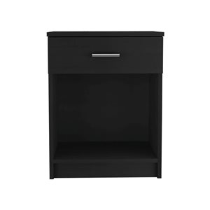 FM Furniture Pictor Black Nightstand