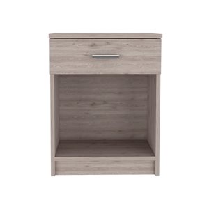 FM Furniture Pictor Light Grey Nightstand