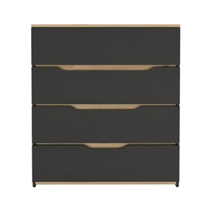 FM Furniture California Black-Light Oak 4-Drawer Standard Dresser
