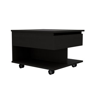 FM Furniture Portland Black Composite Coffee Table