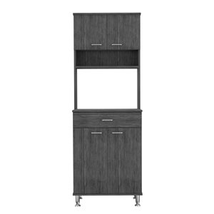 FM Furniture Bay Area Smoky Oak Composite Pantry