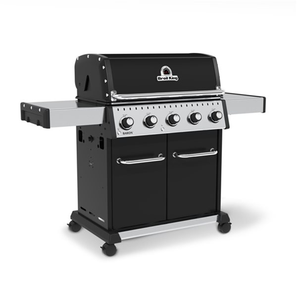 Broil King Baron 520 Pro Black 5-Burner Liquid Propane Gas Grill