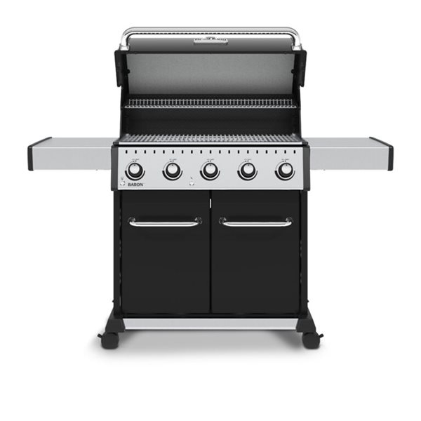 Broil King Baron 520 Pro Black 5-Burner Liquid Propane Gas Grill