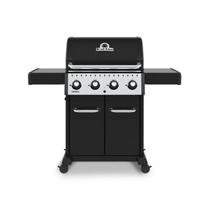 Broil King Crown 420 Black 4-Burner Liquid Propane Gas Grill