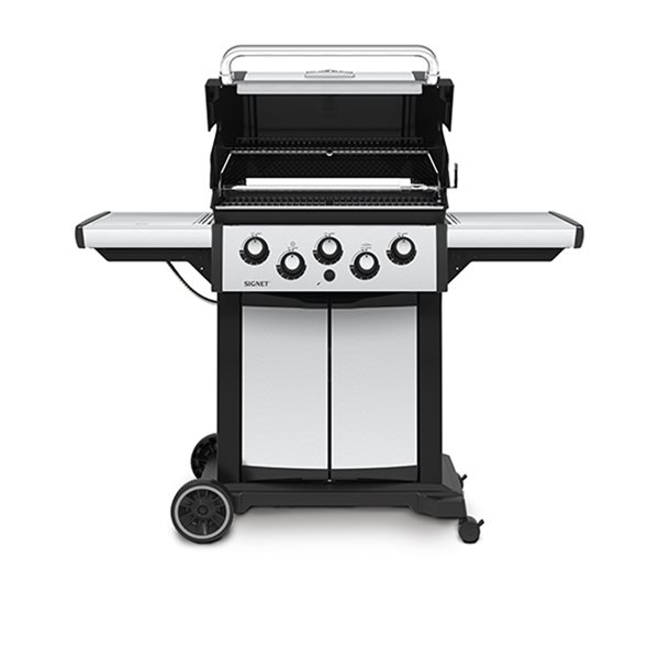 Broil King Signet 390 40,000 BTU Stainless Steel 3-Burner Liquid Propane Gas Grill with Side Burner and Rotisserie Burner