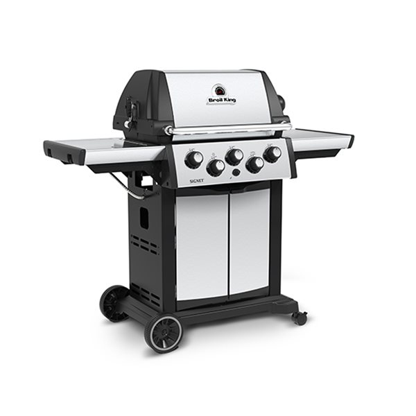 Broil King Signet 390 40,000 BTU Stainless Steel 3-Burner Liquid Propane Gas Grill with Side Burner and Rotisserie Burner