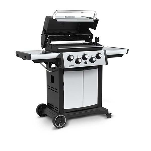 Broil King Signet 390 40,000 BTU Stainless Steel 3-Burner Liquid Propane Gas Grill with Side Burner and Rotisserie Burner