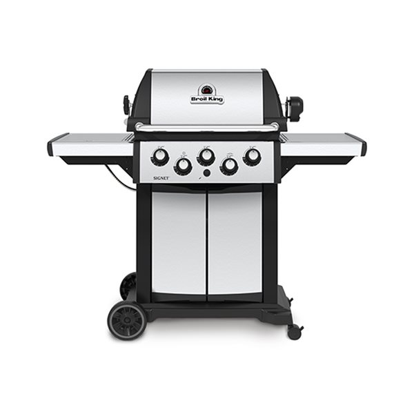 Broil King Signet 390 40,000 BTU Stainless Steel 3-Burner Liquid Propane Gas Grill with Side Burner and Rotisserie Burner