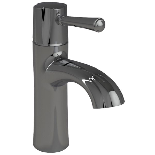 Myne Chrome 1-Handle Single Hole Bathroom Sink Faucet with Drain Included