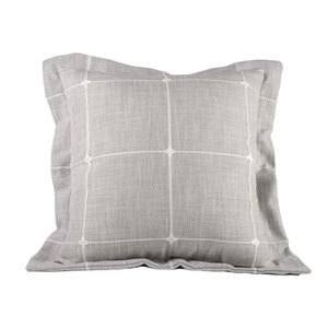 Casa Mia by Starlite Sardenia 20-in W x 20-in L Square Indoor Grey Decorative Pillow