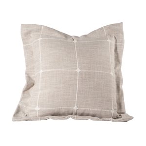 Casa Mia by Starlite Sardenia 20-in W x 20-in L Square Indoor Beige Decorative Pillow