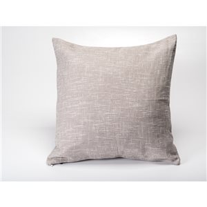Casa Mia by Starlite Tripoli 20-in W x 20-in L Square Indoor Grey Decorative Pillow