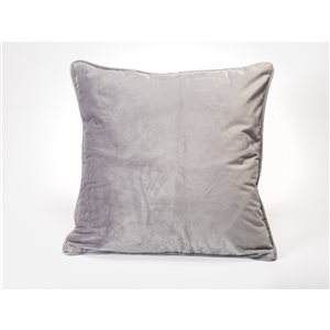 Casa Mia by Starlite Casa C Velvet 20-in W x 20-in L Square Indoor Grey Decorative Pillow