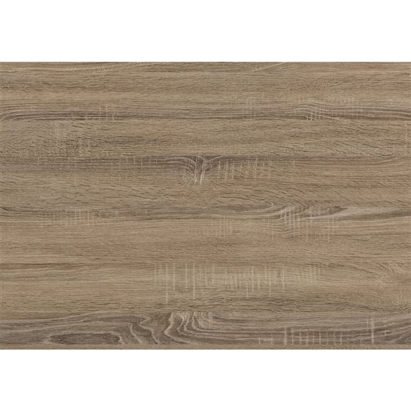 Table de service rectangulaire en composite taupe foncé par Monarch Specialties de 15,75 po