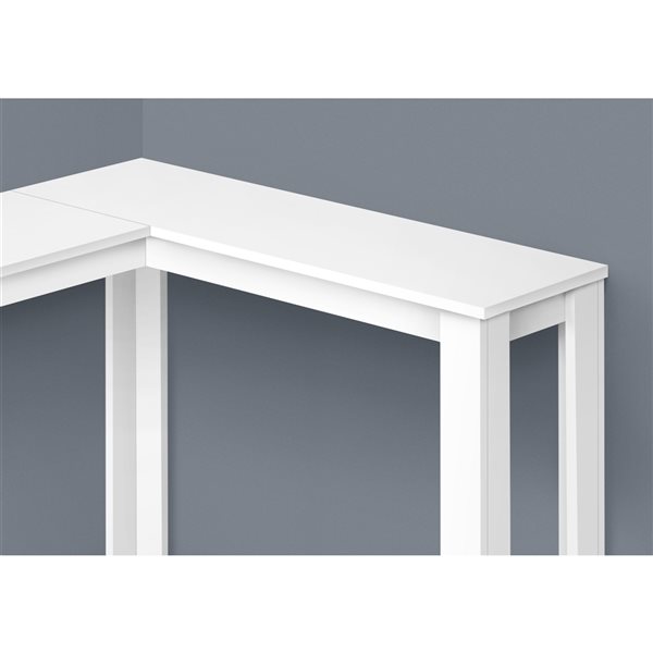 Monarch Specialties 35.5-in White Modern Accent Table