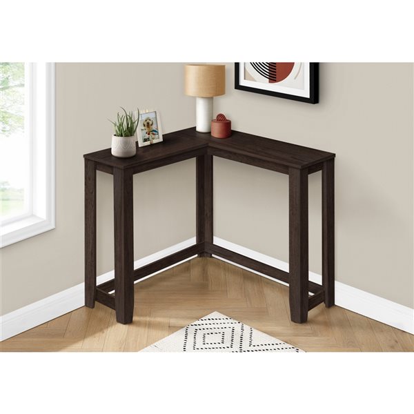 Monarch Specialties 35.5-in Espresso Modern Accent Table