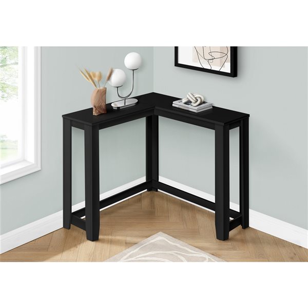 Monarch Specialties 35.5-in Black Modern Accent Table