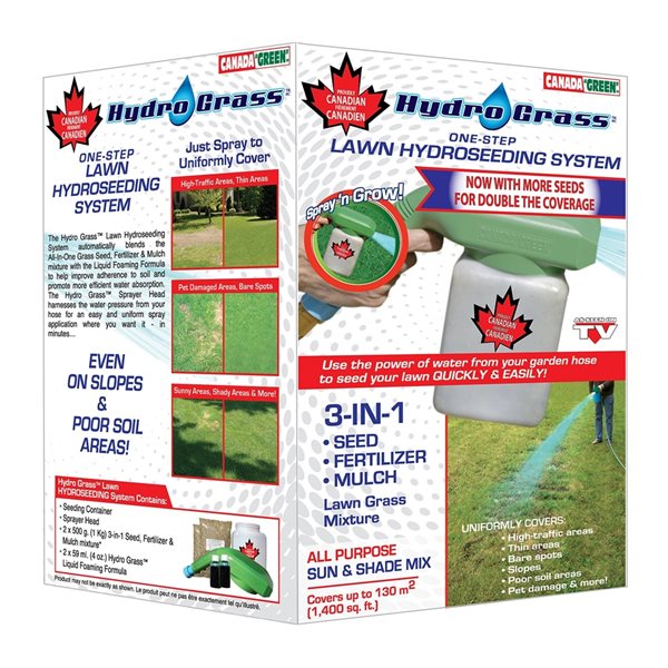 Canada Green Hydro Grass One-Step Lawn Hydroseeding System