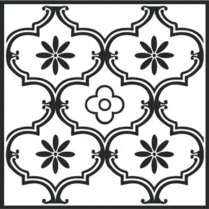 DC Fix White/Black 12-in x 12-in Vinyl Floor Tile - 11-Pack