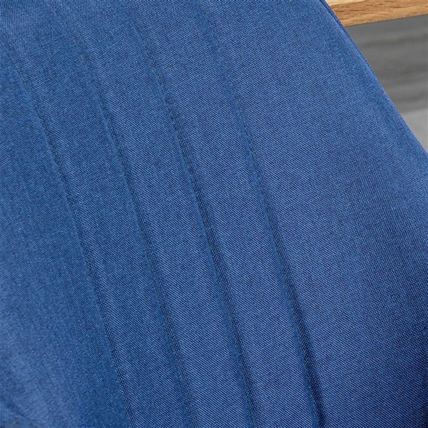 Ensemble de 2 chaises de salle à manger ergonomique élégantes bleues par HOMCOM