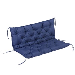 Outsunny Unbranded 2-Seater Navy Blue Porch Swing Cushion
